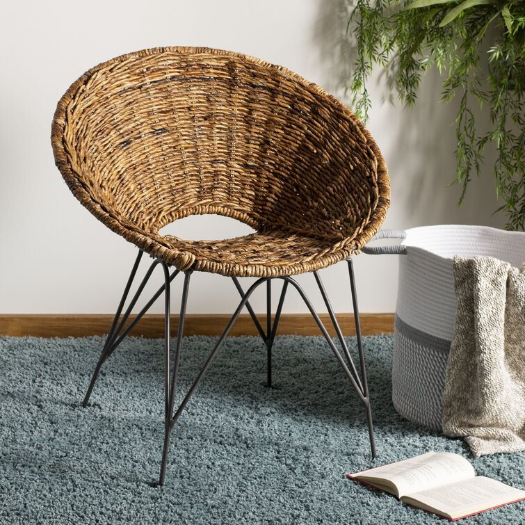 Circular rattan deals chair